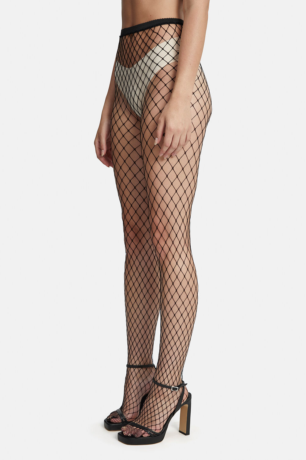 Glitter Fishnet Tight – Femmebot Clothing