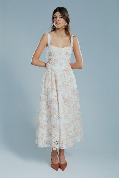 Highest Quality Linen Midi Dress Verona