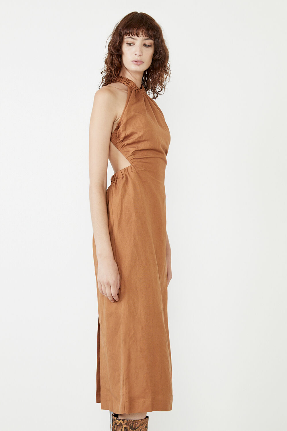 Knee Length Grecian Dress