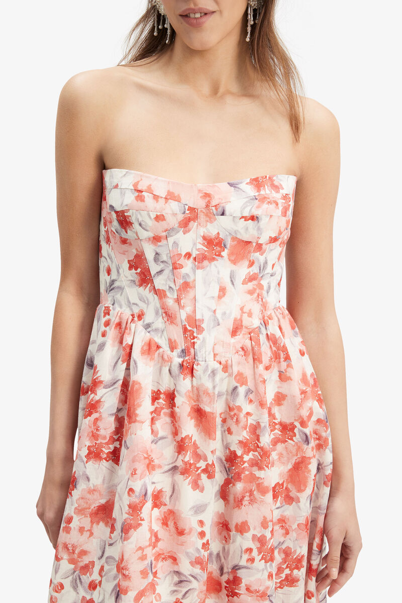 IRFE Floral Bustier Cocktail Dress - IRFE