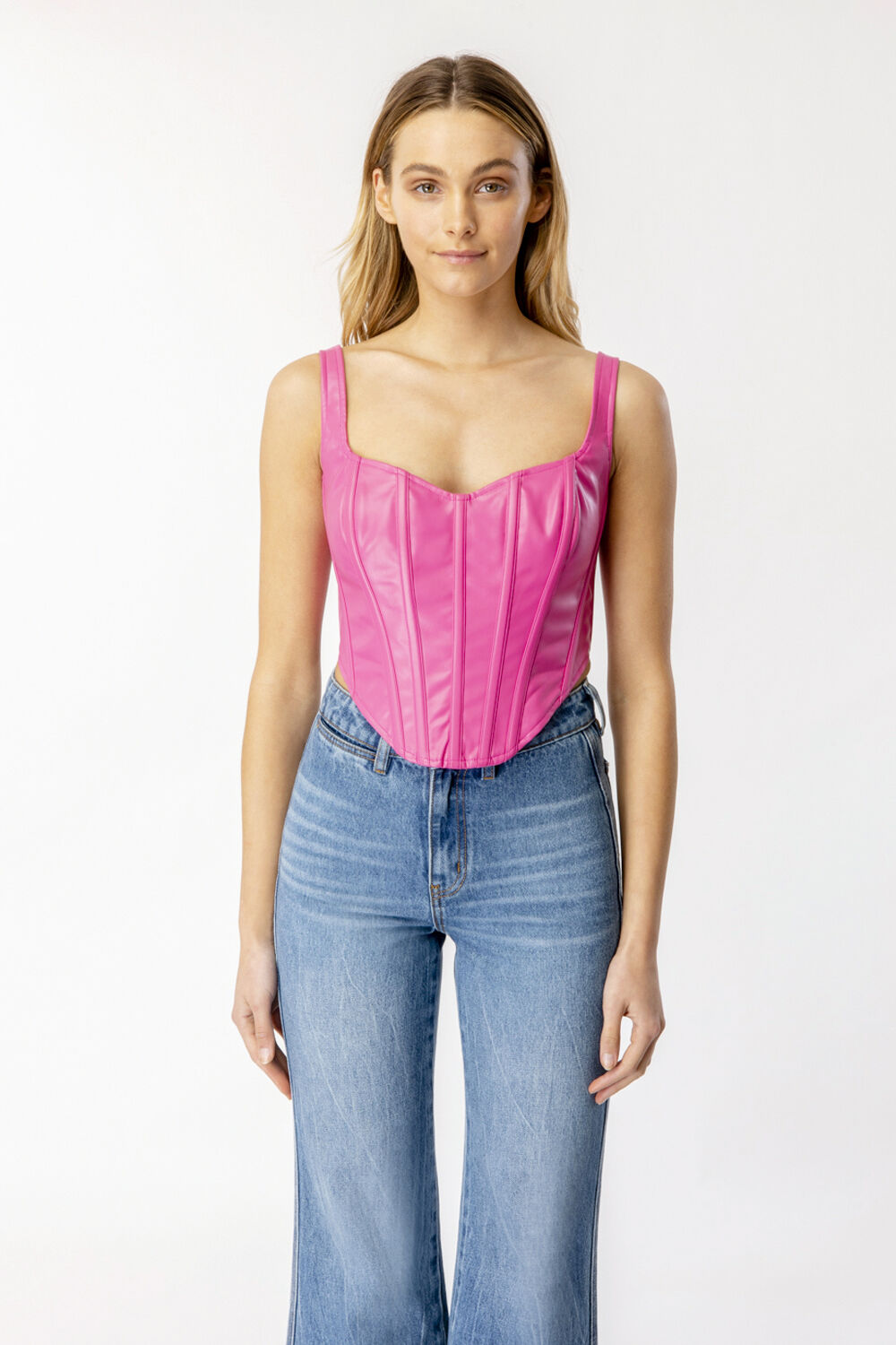 Pink Velvet Rhinestone Crop Top – Madida Clothing